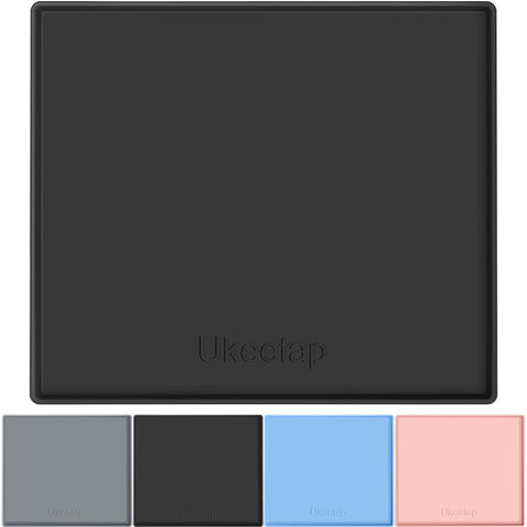 Ukeetap 22x19 raised-edge under-sink mat protects floors from spills.