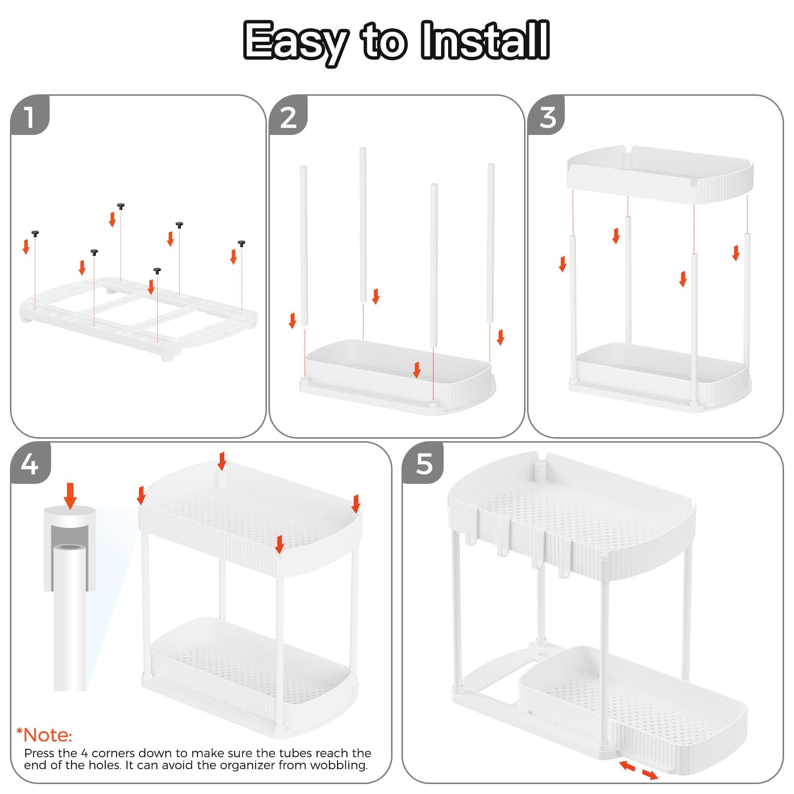 Ukeetap complements modern spaces with clean white finish.
