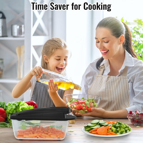Ukeetap kitchen gadget consolidates chopping tasks in one tool.