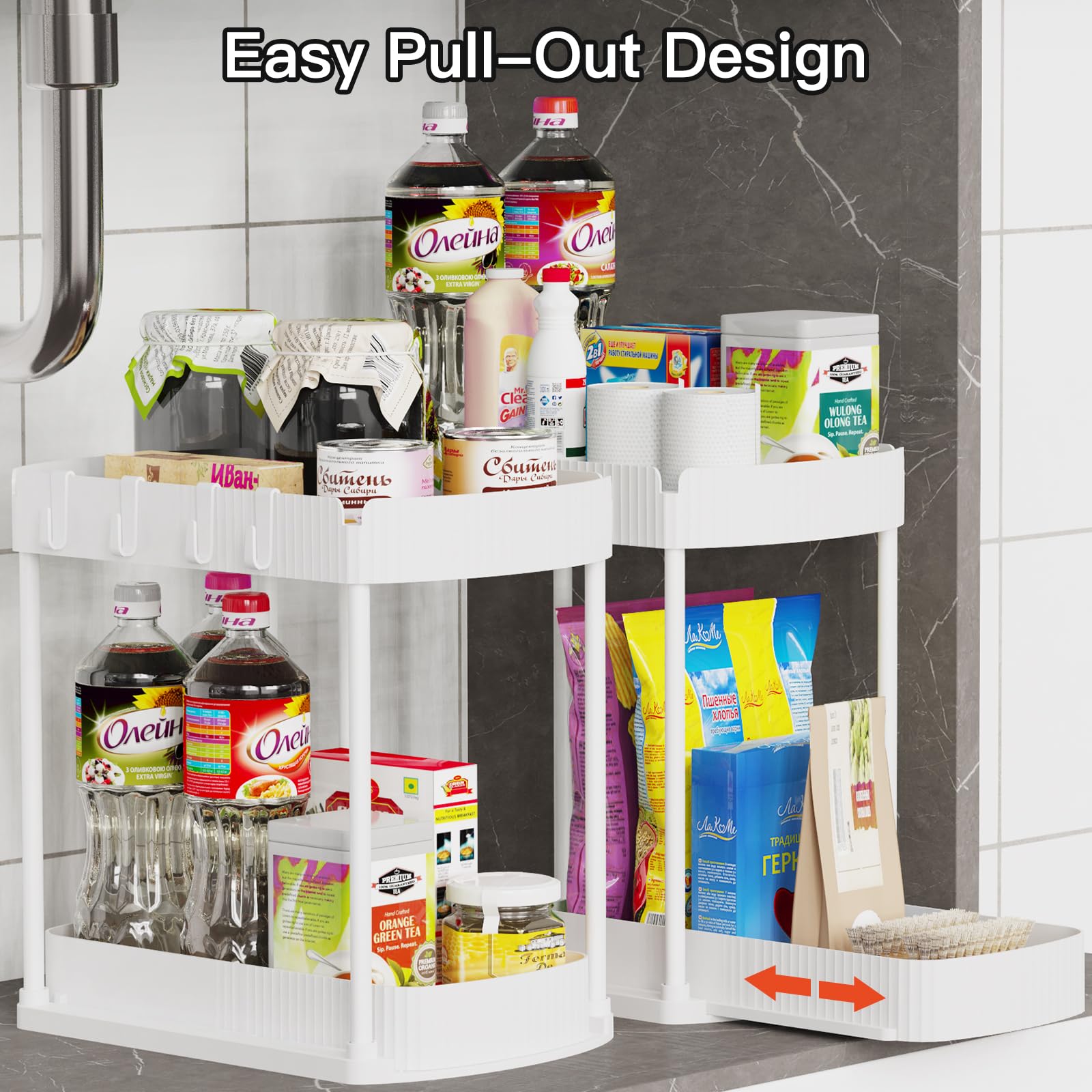 Ukeetap space-saving 14-8 inch height maximizes vertical storage.