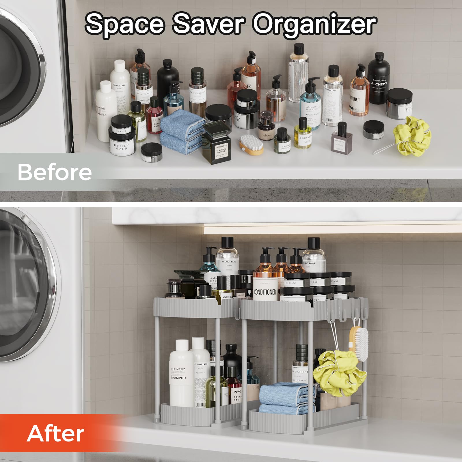 Ukeetap space-saving design fits compact cabinet spaces.