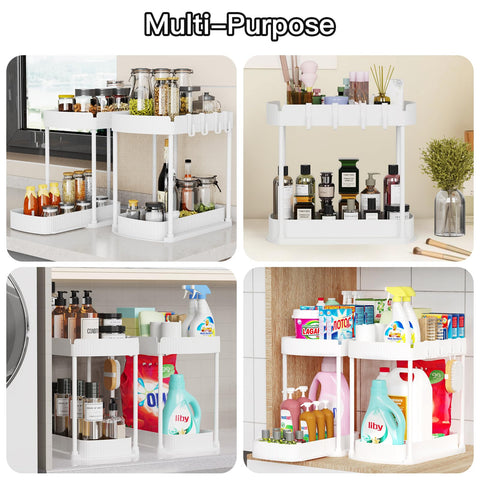 Ukeetap under cabinet storage solution for kitchen and bathroom.