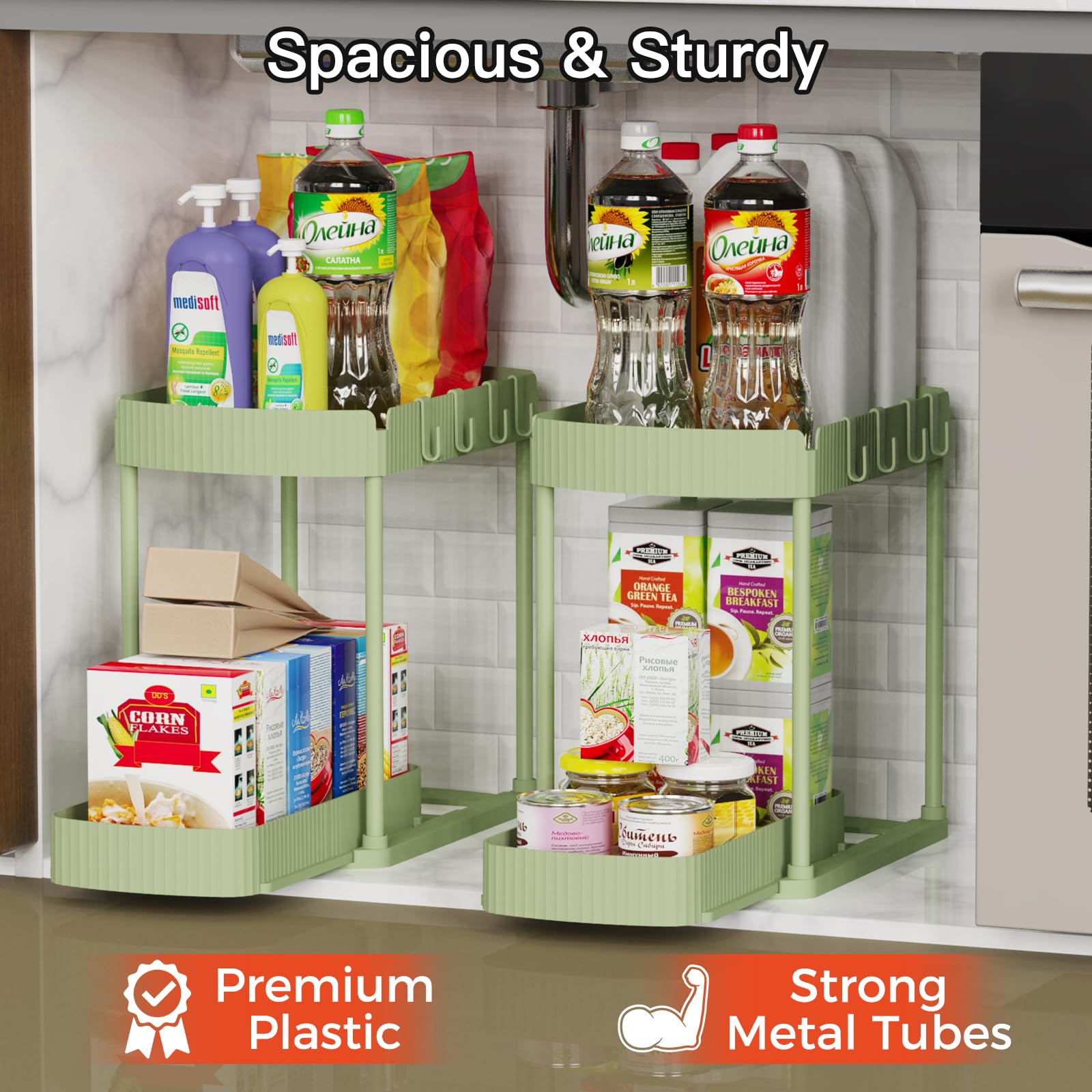 Ukeetap under-cabinet storage maximizes small spaces