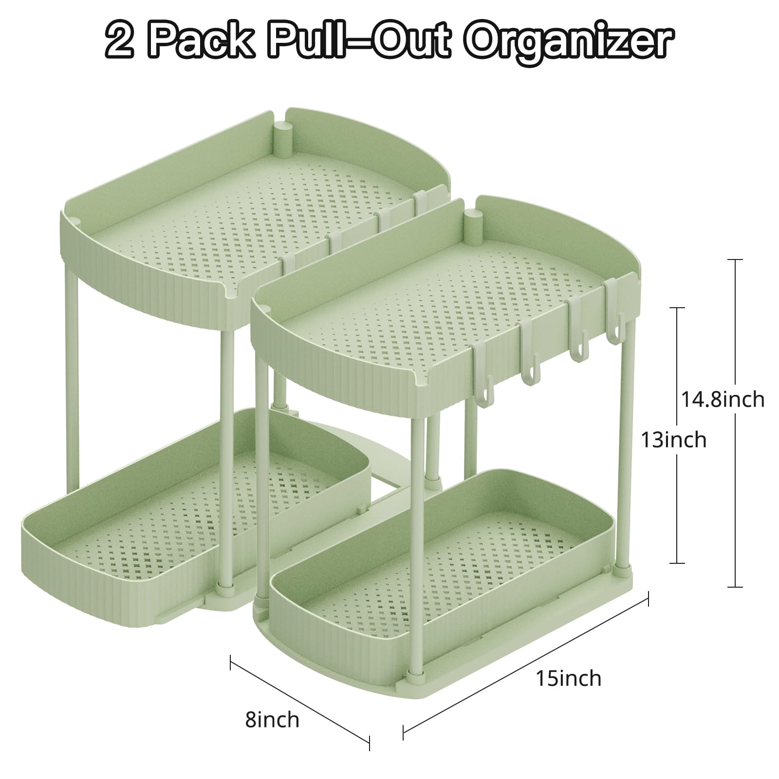Ukeetap under-sink organizer keeps cleaners organized and accessible