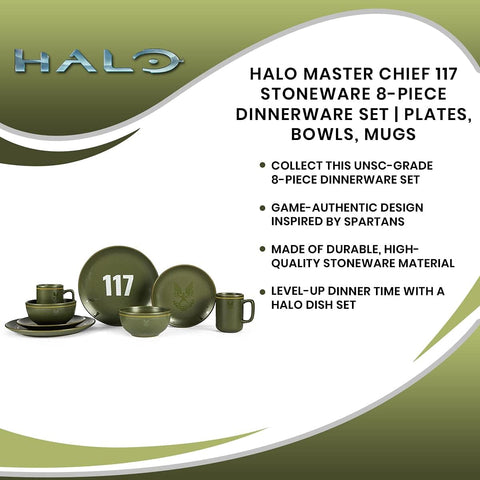 Ukonic HALO Master Chief 117 packaging green, ideal gift.