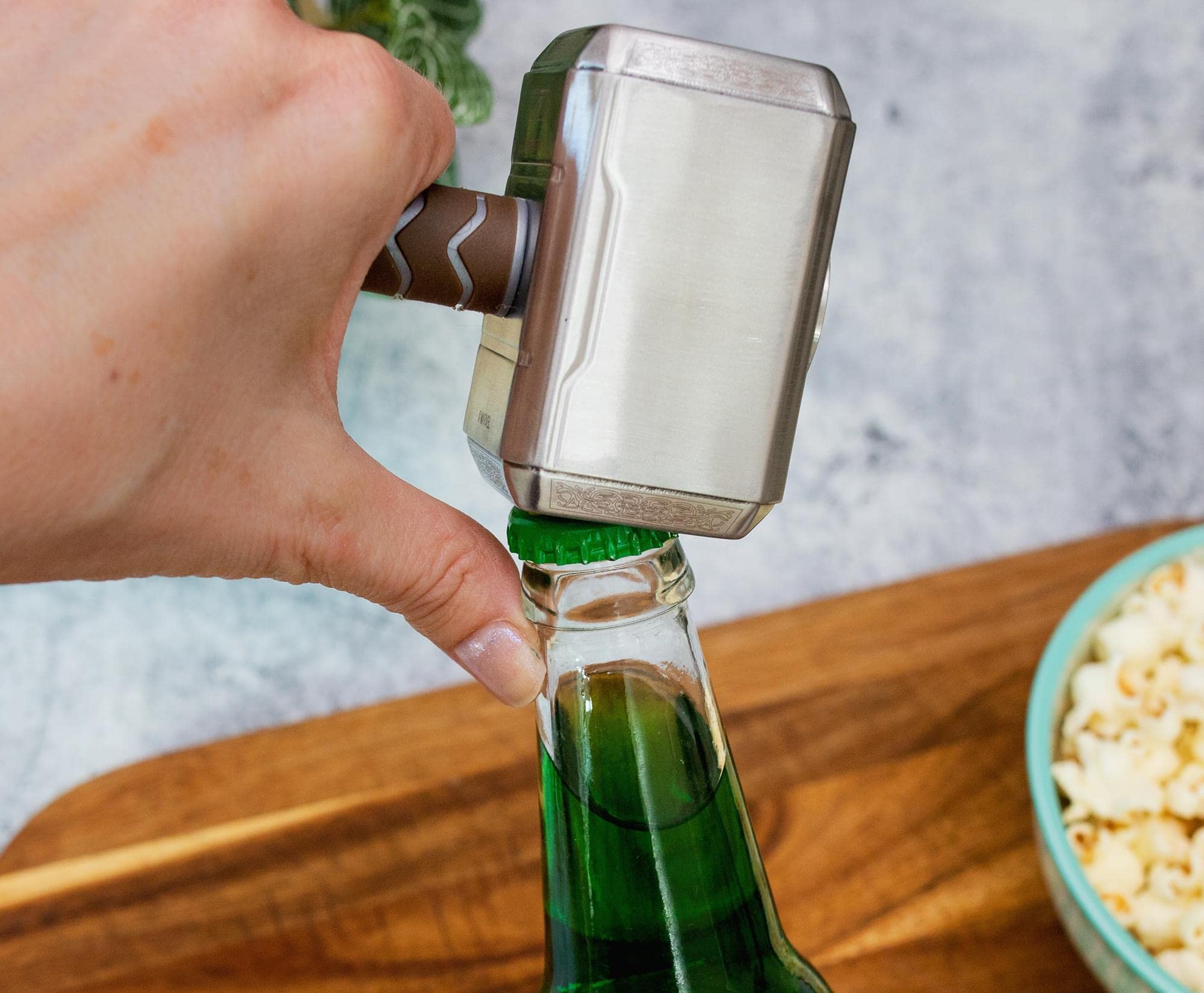 Ideal bar accessory for gatherings and fans.