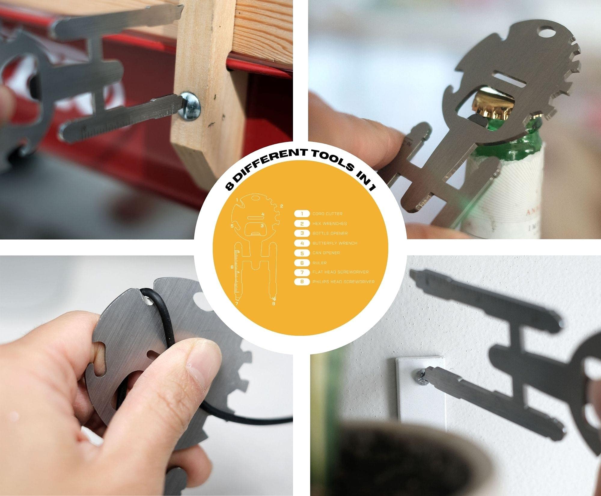Ukonic Star Trek Enterprise multitool bottle opener for on-the-go refreshments.