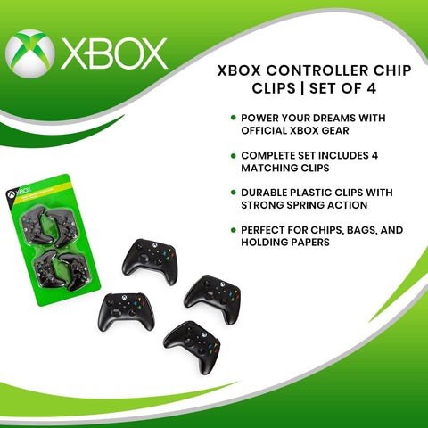 Ukonic Xbox Controller Chip Clips official Xbox gear for gamer gifts and collectibles.