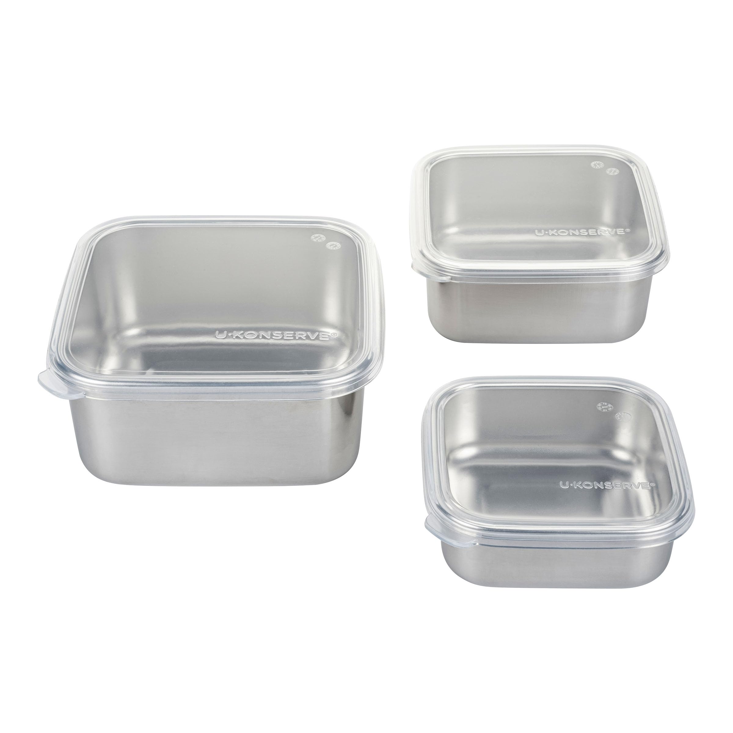 U Konserve 30oz nested stainless lunch container for meals.