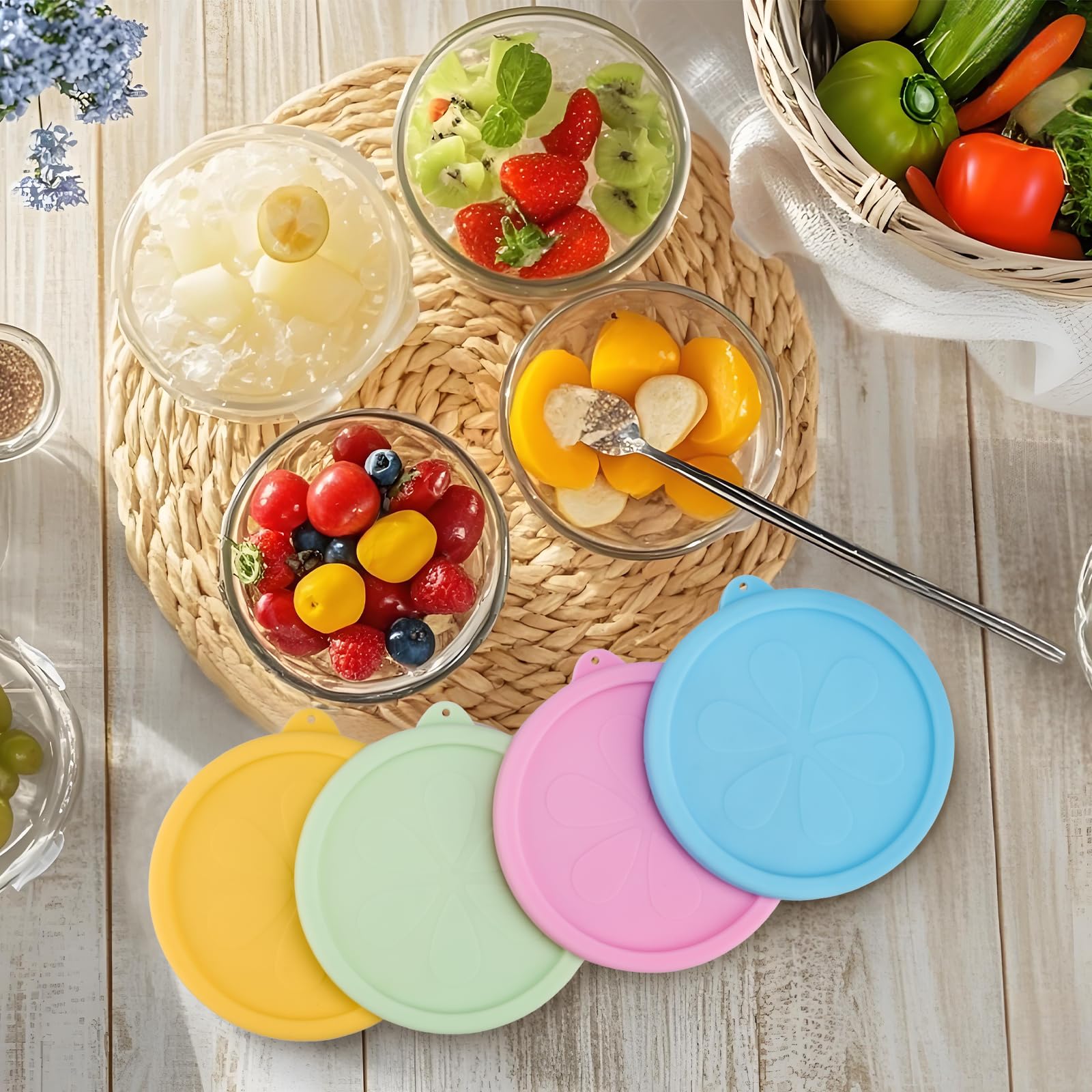 Ullnosoo 100% food-grade silicone lid offers durable daily use.