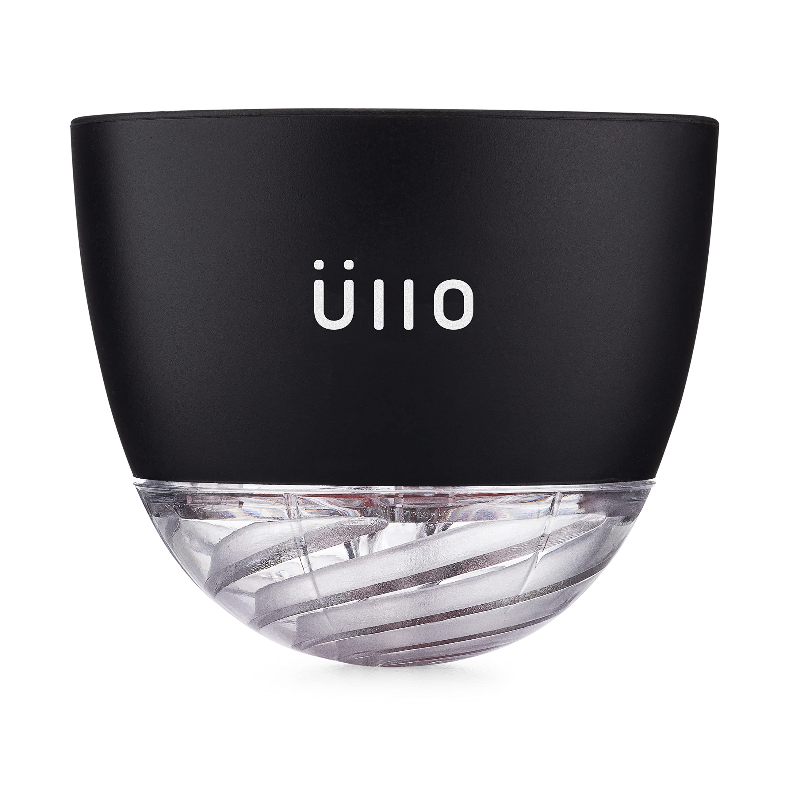Ullo wine purifier on glass enabling a purer pour and richer aromas.