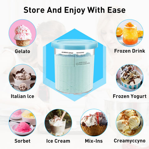 ULTAC Ninja Creami Deluxe pink pint with lid, ideal for quick portioned servings.