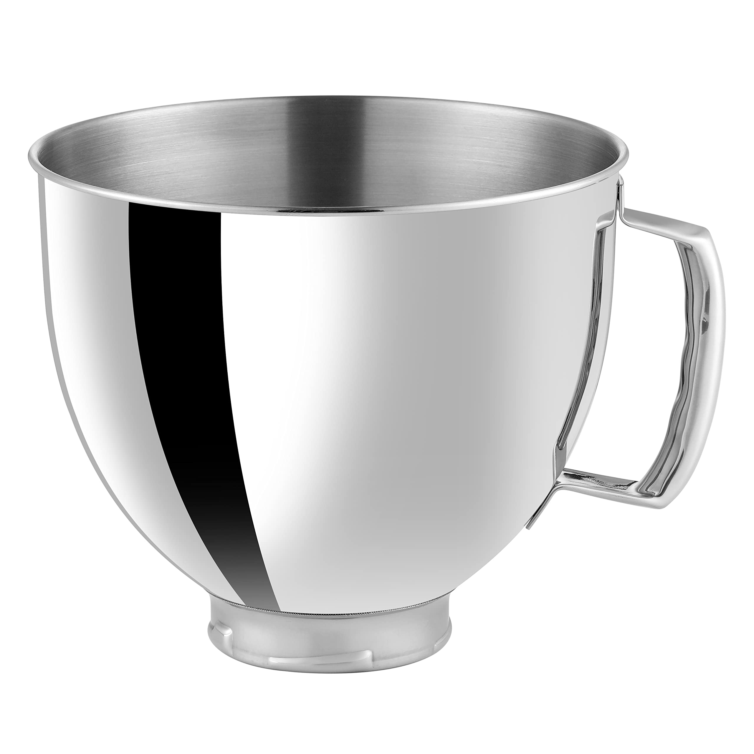 ULTICOR 5qt stainless steel bowl for tilt-head mixers, ideal for large dough batches.