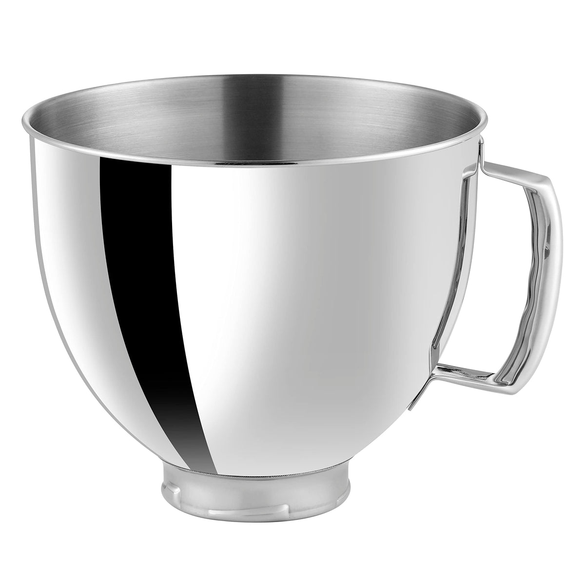 ULTICOR 5qt stainless steel bowl for tilt-head mixers, ideal for large dough batches.
