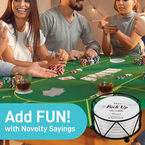 Ultimate Hostess gag gift coasters add laughter to gatherings
