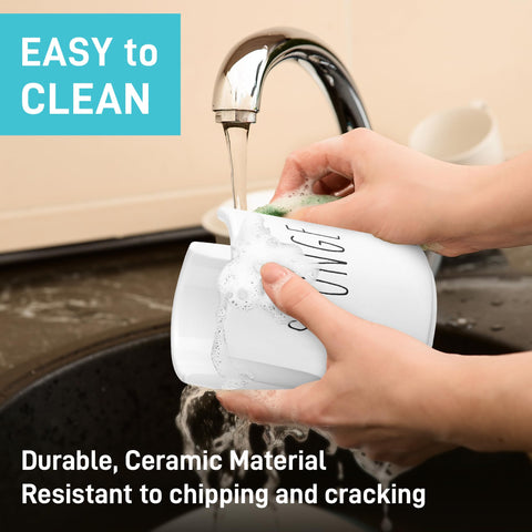 Ultimate Hostess durable ceramic sponge holder, a lasting kitchen essential.