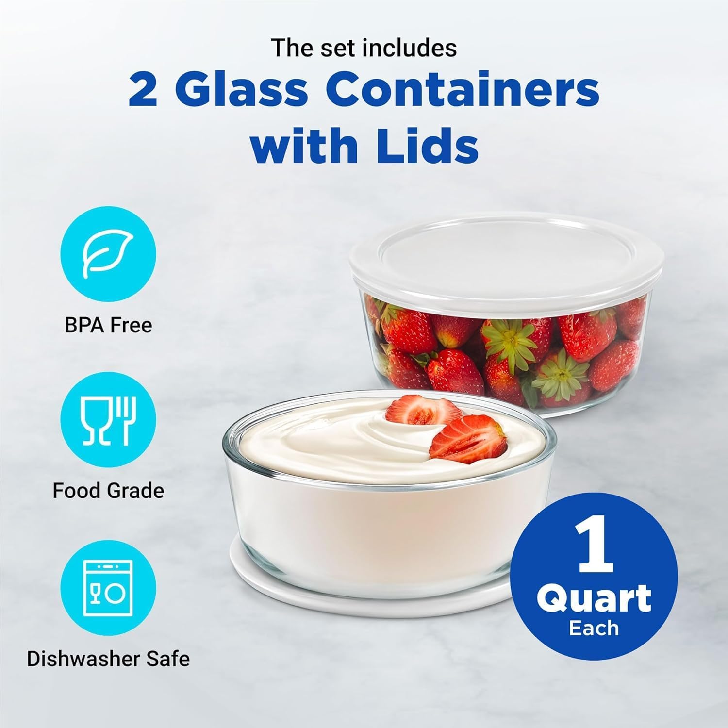 Ultimate Probiotic Yogurt Maker BPA-free lids seal freshness and flavor.