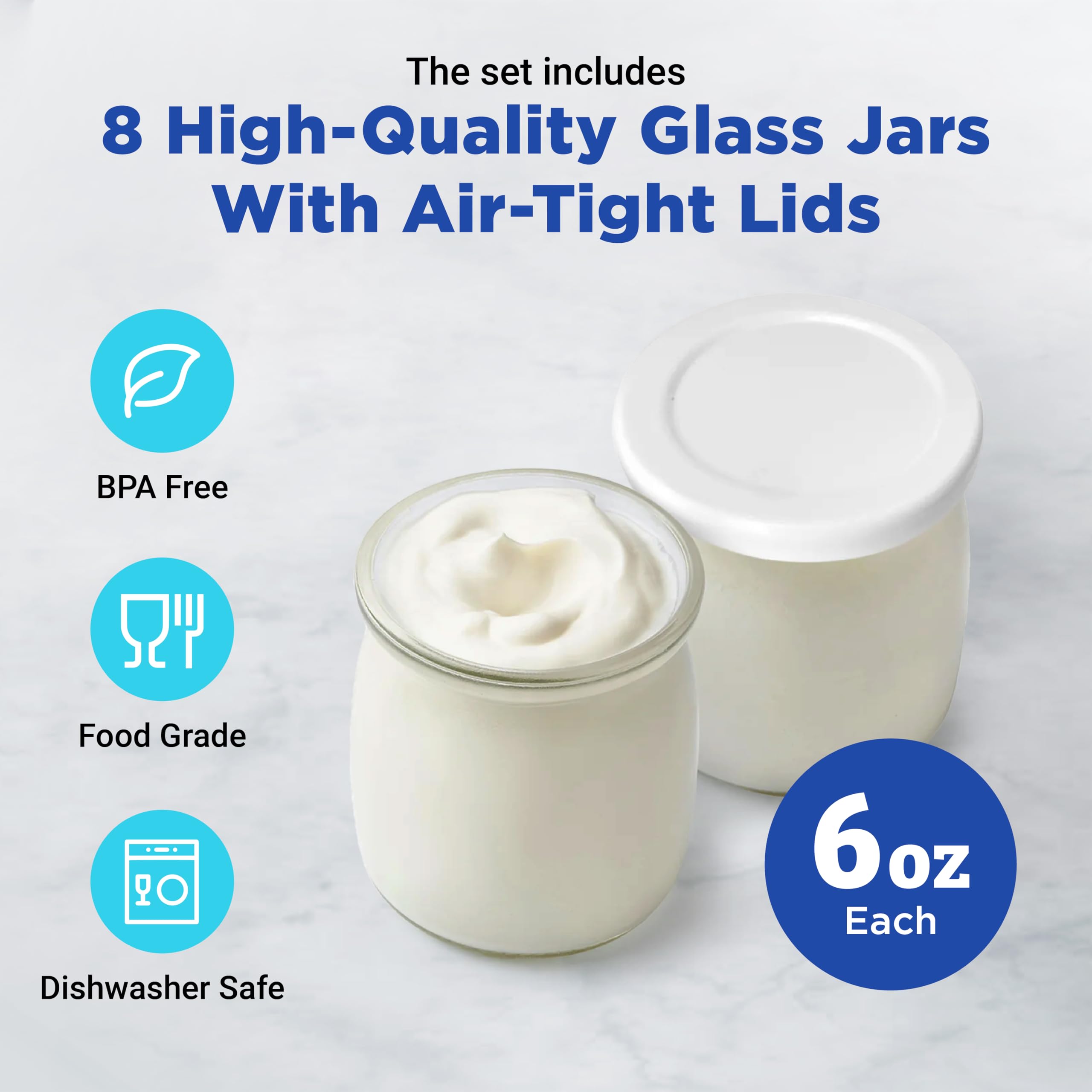 Ultimate Probiotic Yogurt Maker includes lifetime warranty for confident ownership.