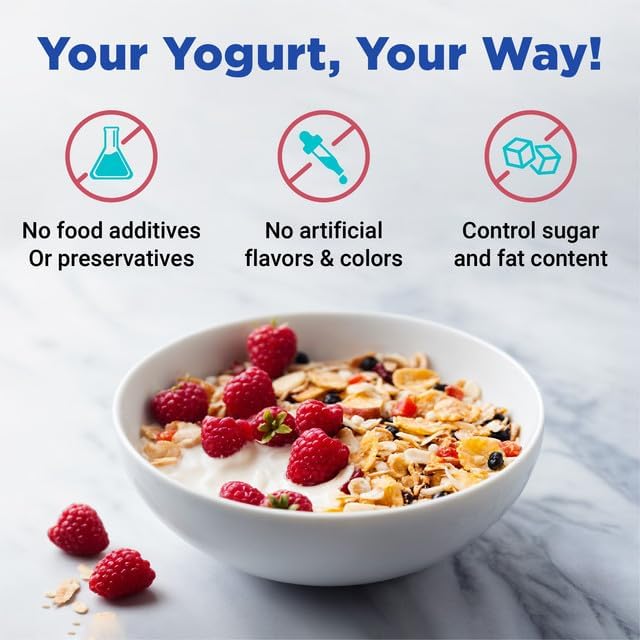 Ultimate Probiotic Yogurt Maker includes a lifetime warranty and reliable support.