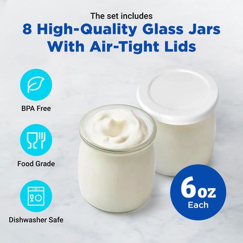 Ultimate Probiotic Yogurt Maker includes lifetime warranty for confident ownership.