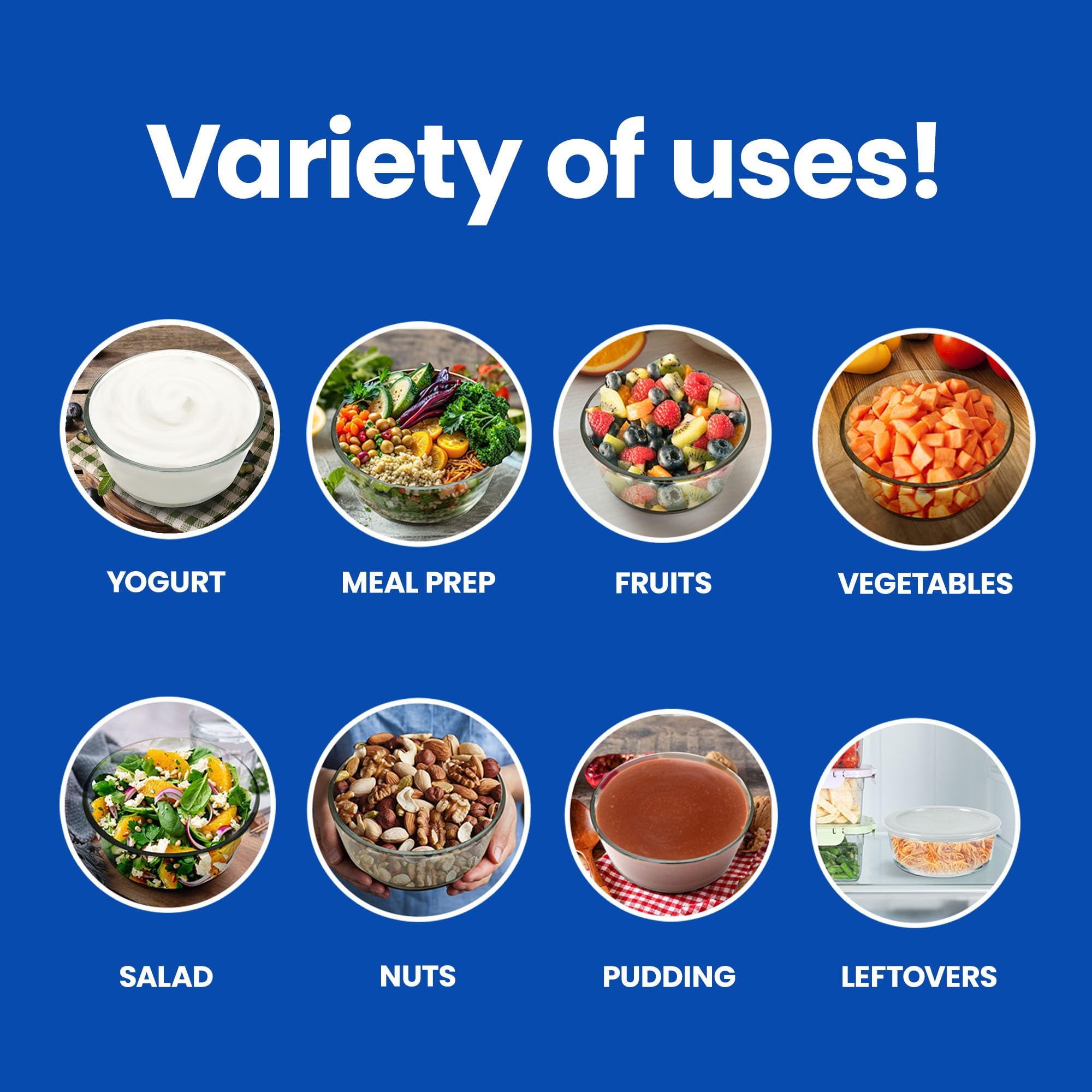 Ultimate Yogurt Containers 100% BPA-free for safe storage of foods.