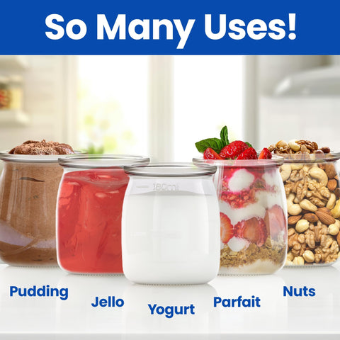 Ultimate Yogurt Jars BPA-free storage for safe daily use.