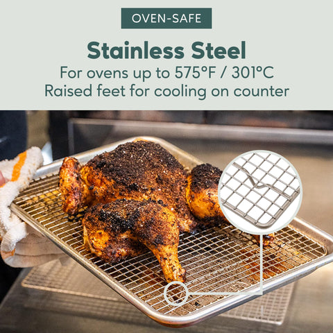 Ultra Cuisine heavy-duty stainless steel construction promises durability