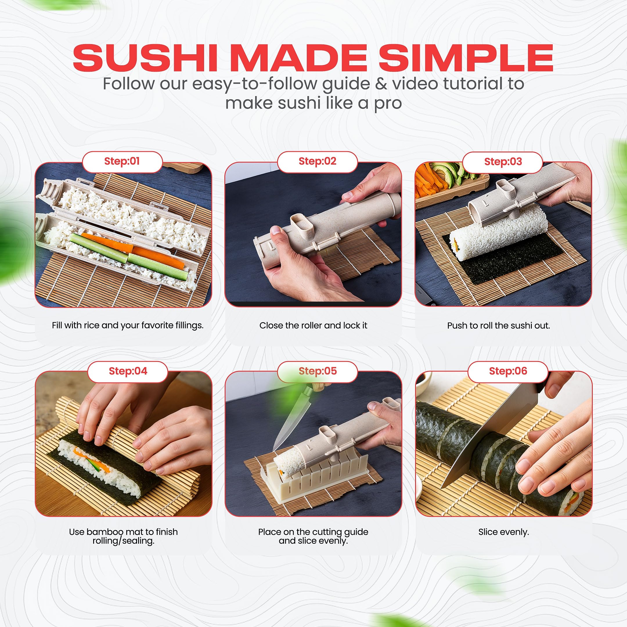 ULTRA SUSHI MAKING KIT rice mold shaping nigiri neatly