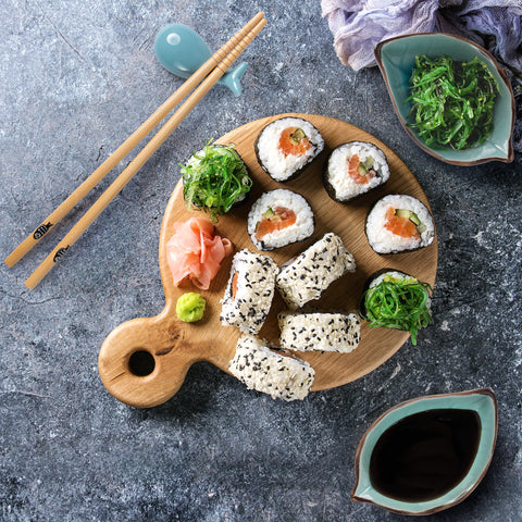 ULTRA SUSHI MAKING KIT sauce dishes to keep condiments organized