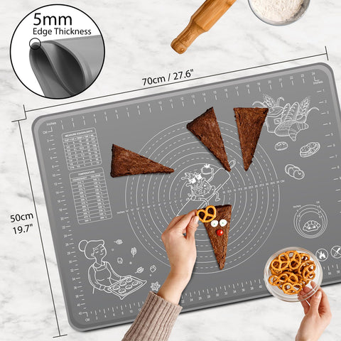 ULTRAKENO pastry mat non-stick surface for easy release and cleanup