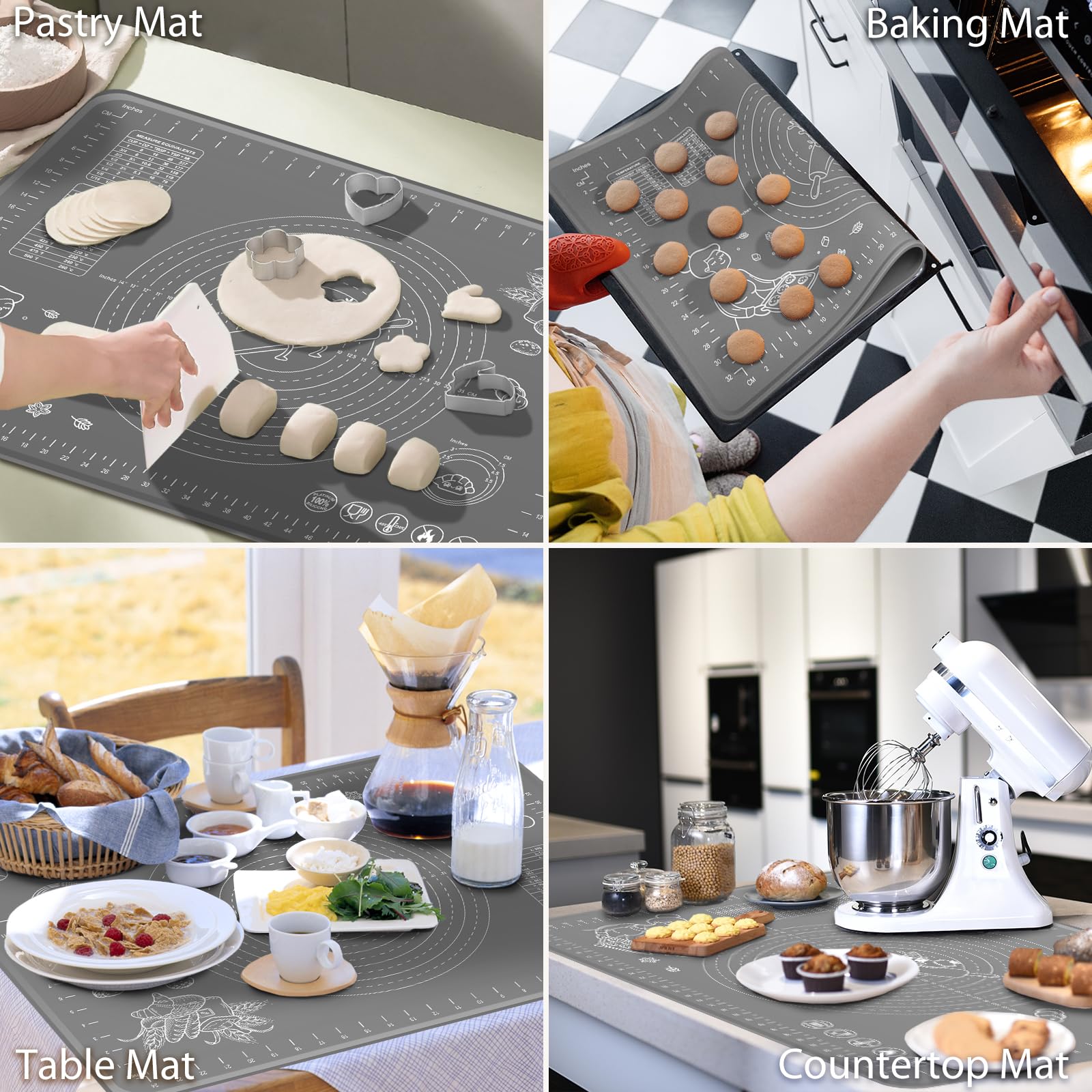 Multi-use ULTRAKENO mat doubles as a craft and dining surface