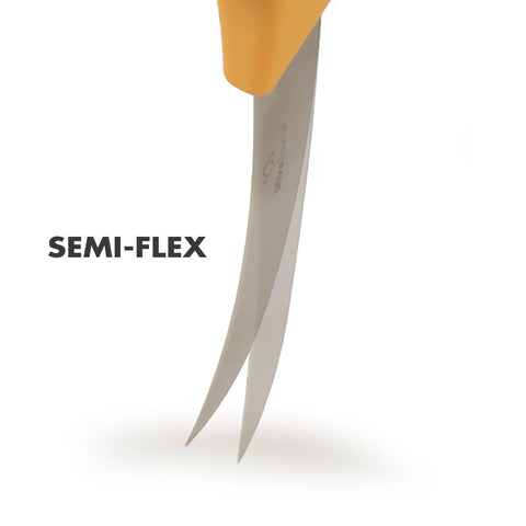 ULTRASOURCE knife showing front and rear bolsters for safety