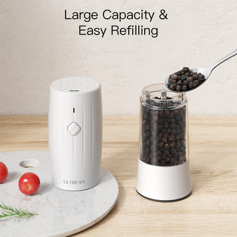 Ultrean 80ml capacity container reduces refills and preserves flavor