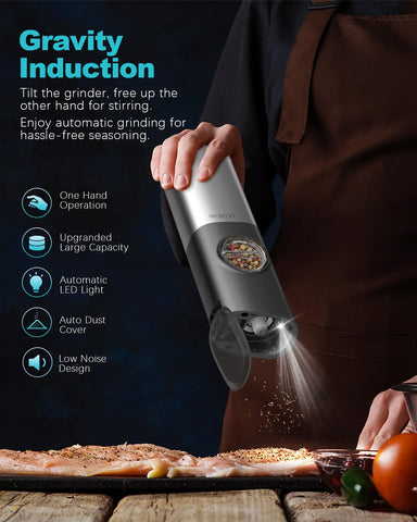 Ultrean adjustable coarseness dial from fine to coarse.