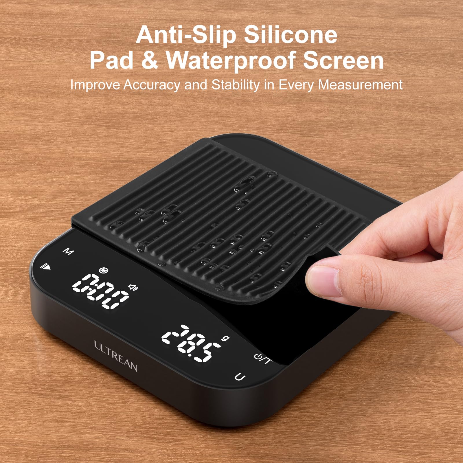 Ultrean removable silicone mat protecting surfaces during use
