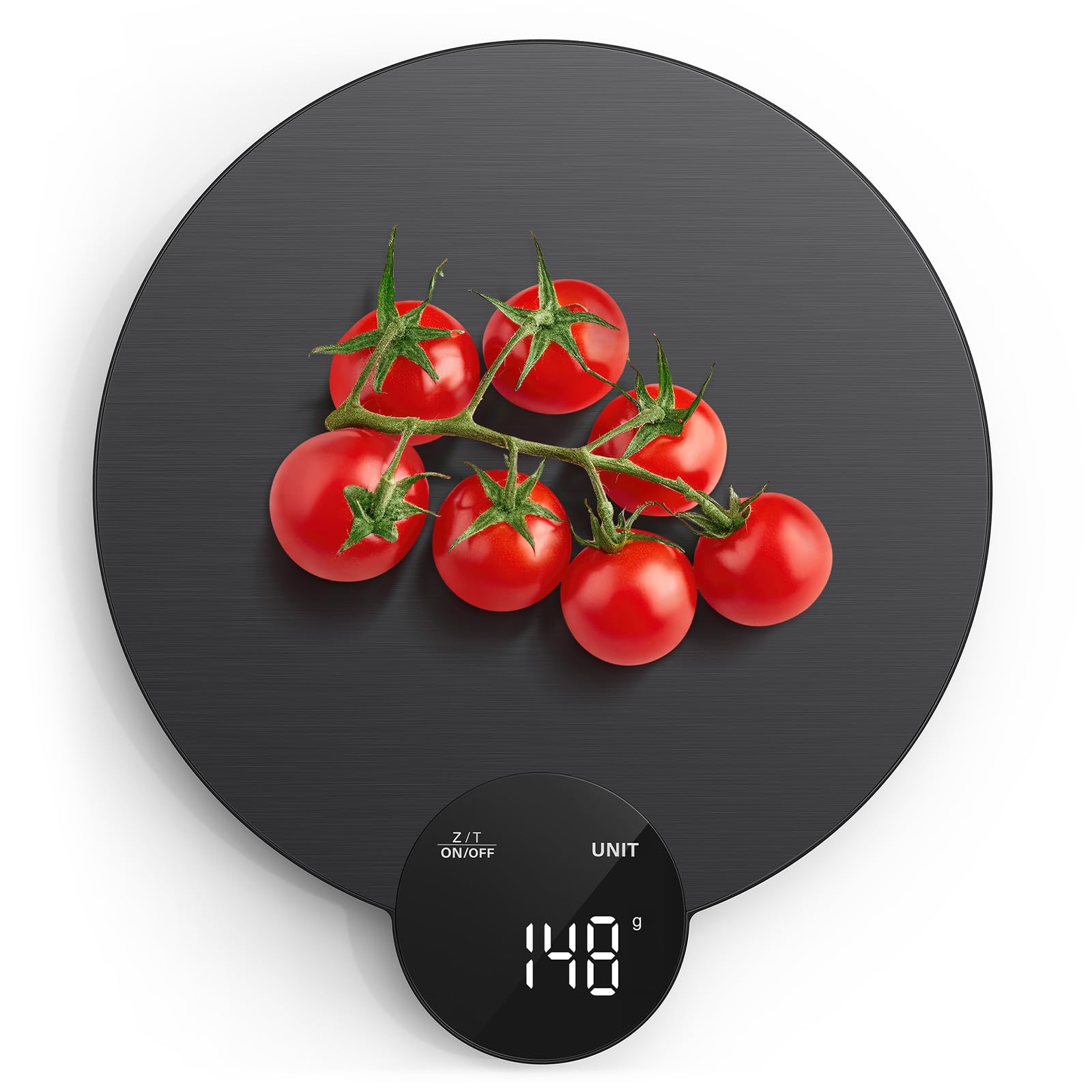 Ultrean precision scale on kitchen counter offering accurate ingredient measurement for recipes.