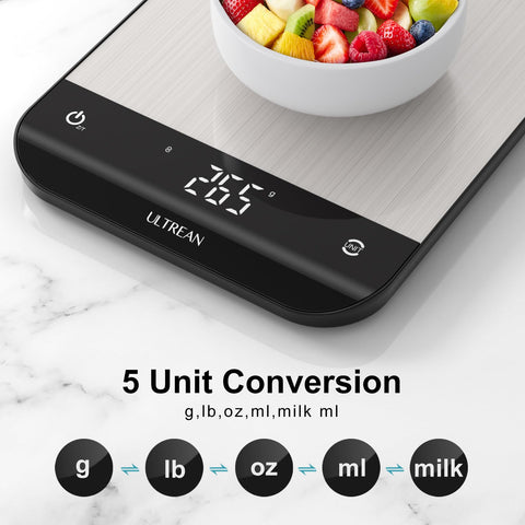 Ultrean scale surface with stain-resistant ABS for easy cleaning