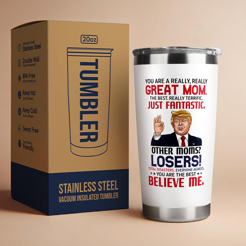 UMACVN Christmas or birthday gift for mom tumbler presented as a versatile present.