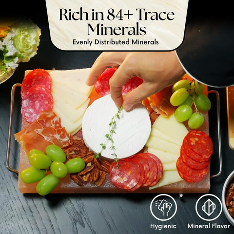 UMAID recipe booklet included for creative salt block menus