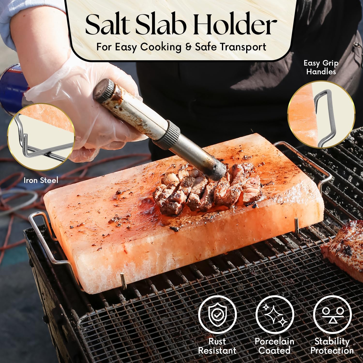 UMAID easy-to-clean salt block with wipe-and-air-dry care
