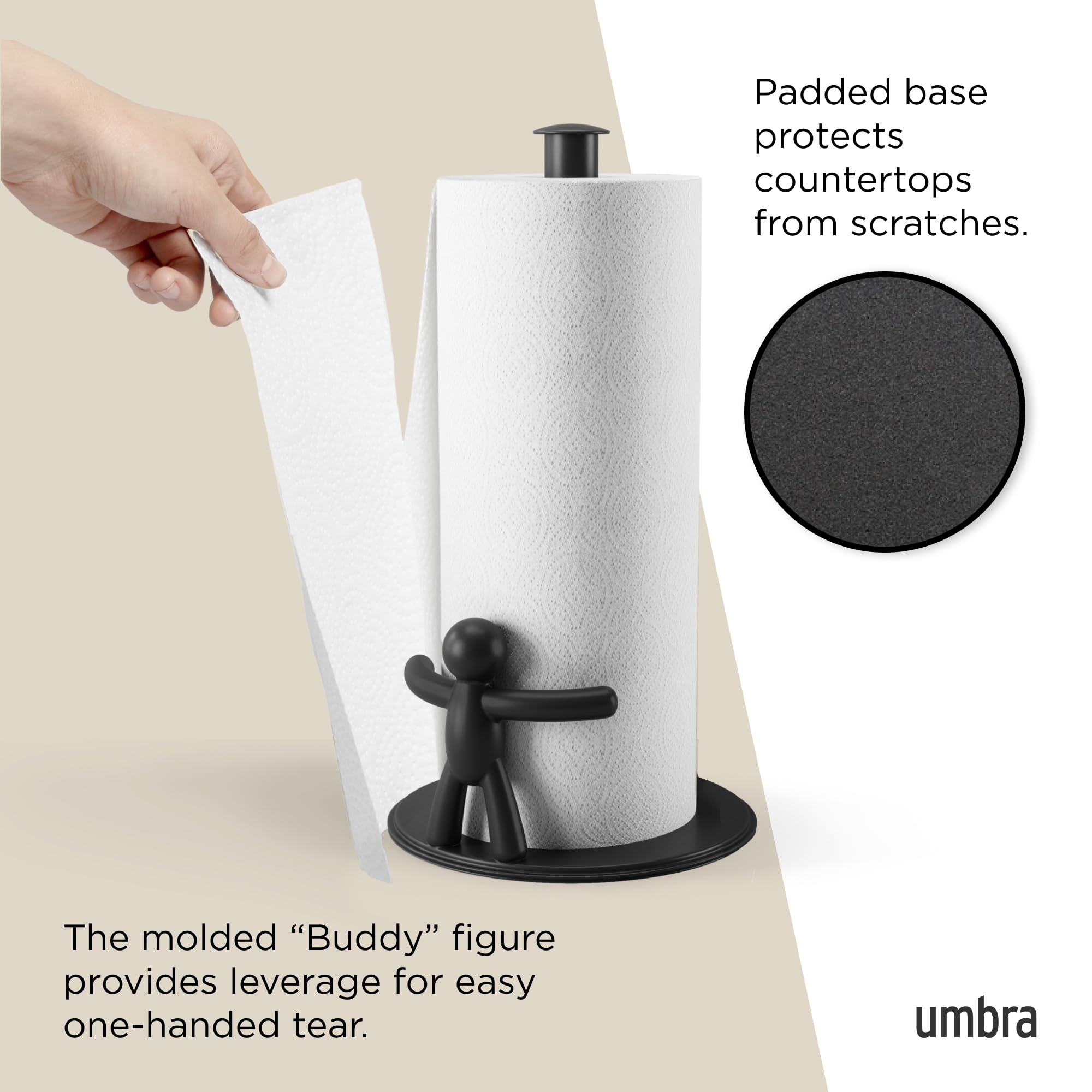 Umbra Buddy compact design helps keep countertops tidy