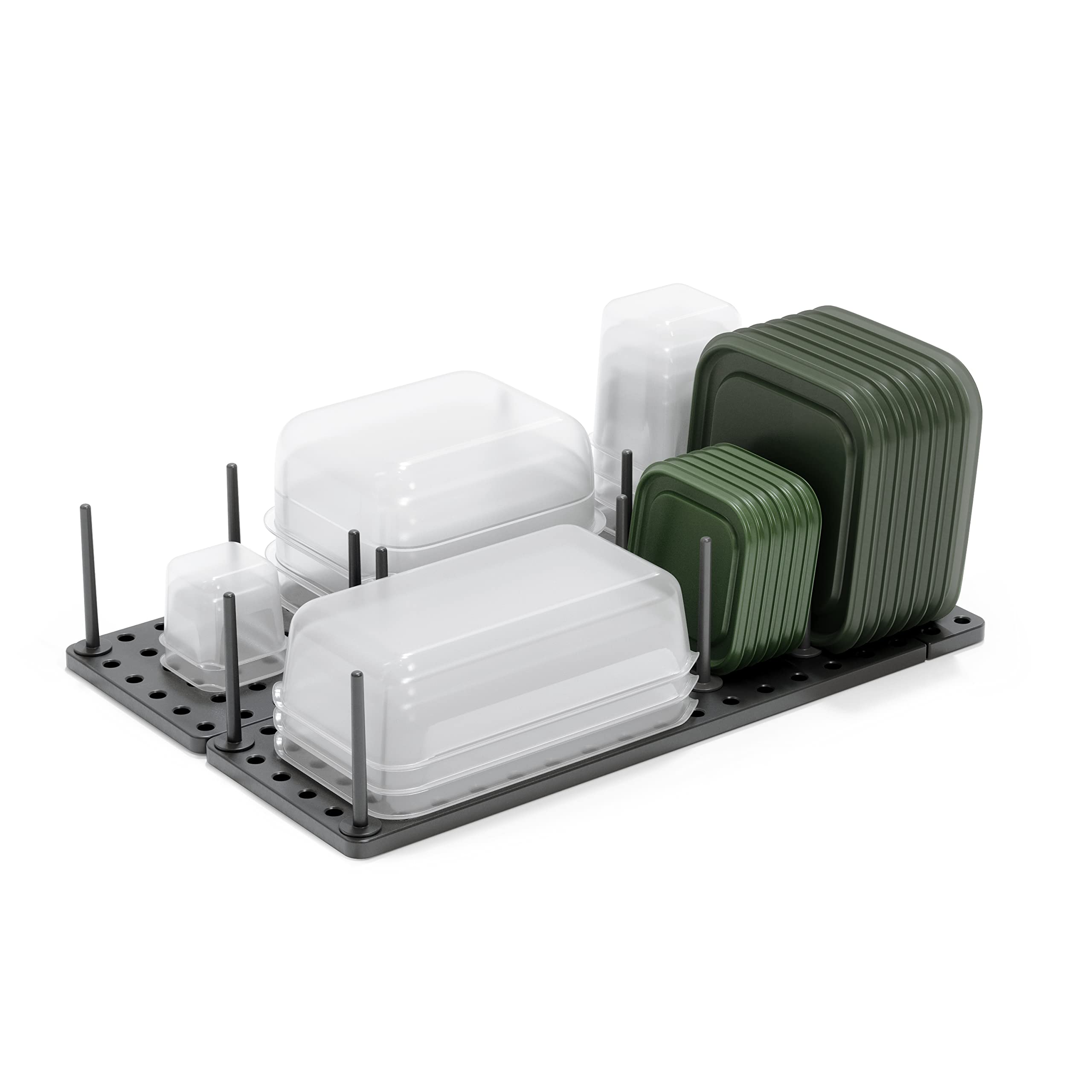 Umbra Peggy base setup in a drawer for neat utensil organization