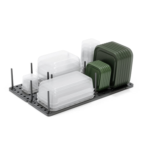 Umbra Peggy base setup in a drawer for neat utensil organization
