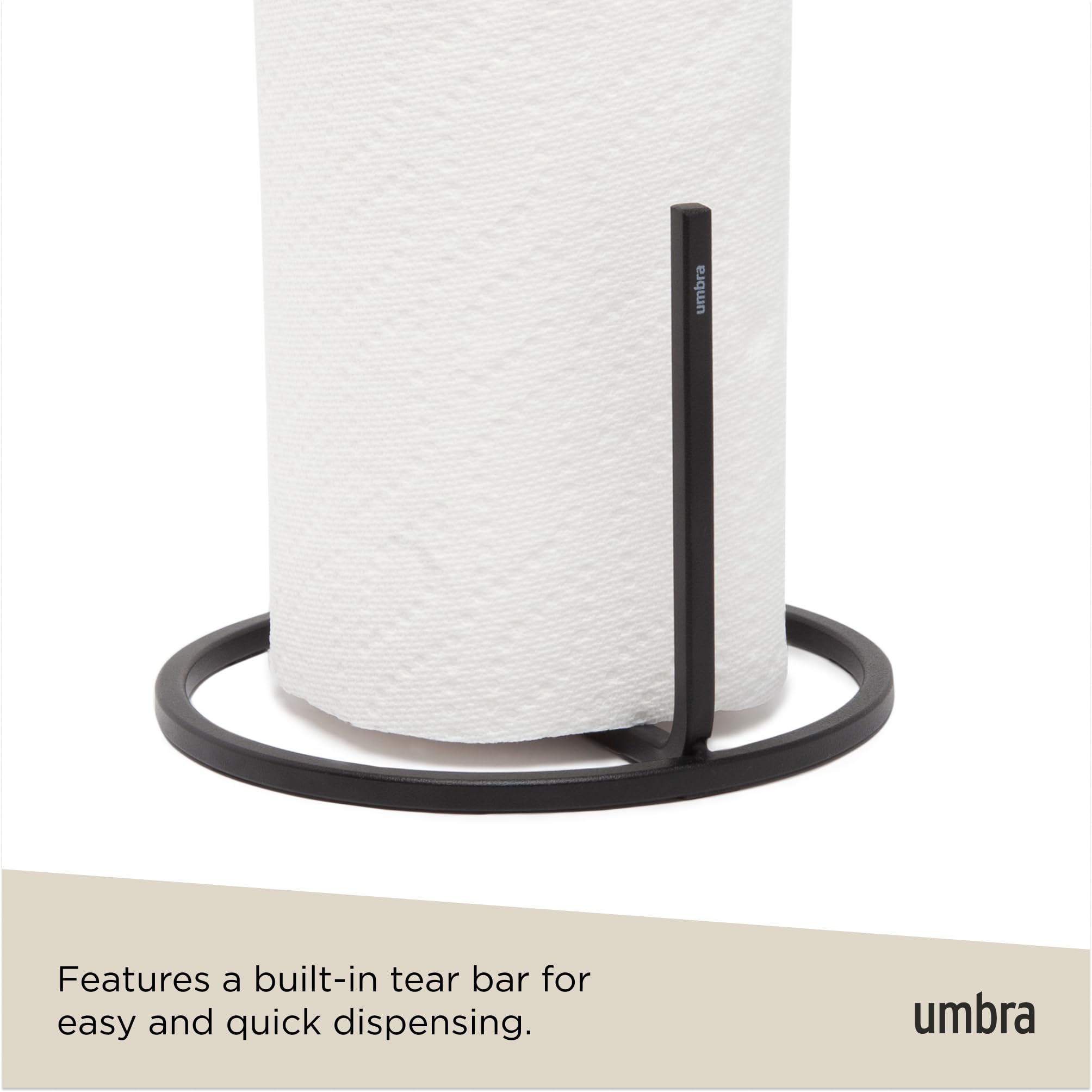 Umbra Squire compact dimensions fit tight countertops.