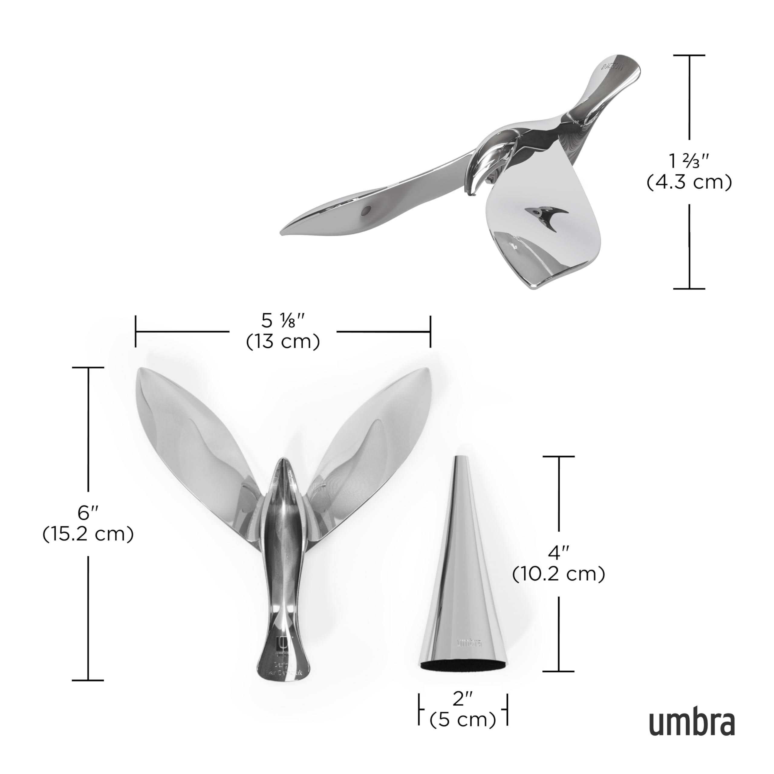 Tipsy balances on an edge, offering a whimsical yet functional bar tool.