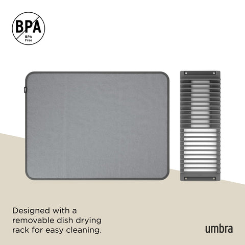Umbra Udry dry mini size fits small spaces like apartments and RVs.