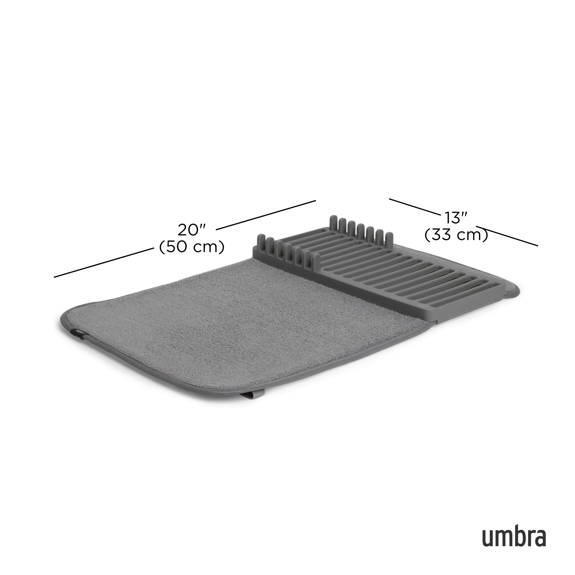 Removable tray of Umbra UDRY Mini keeps utensils organized.