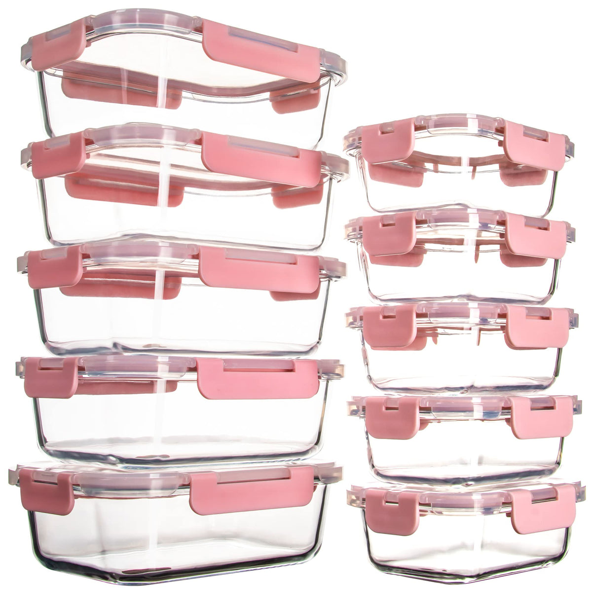 UMEIED 34oz rectangle glass container for meal prep and visibility.