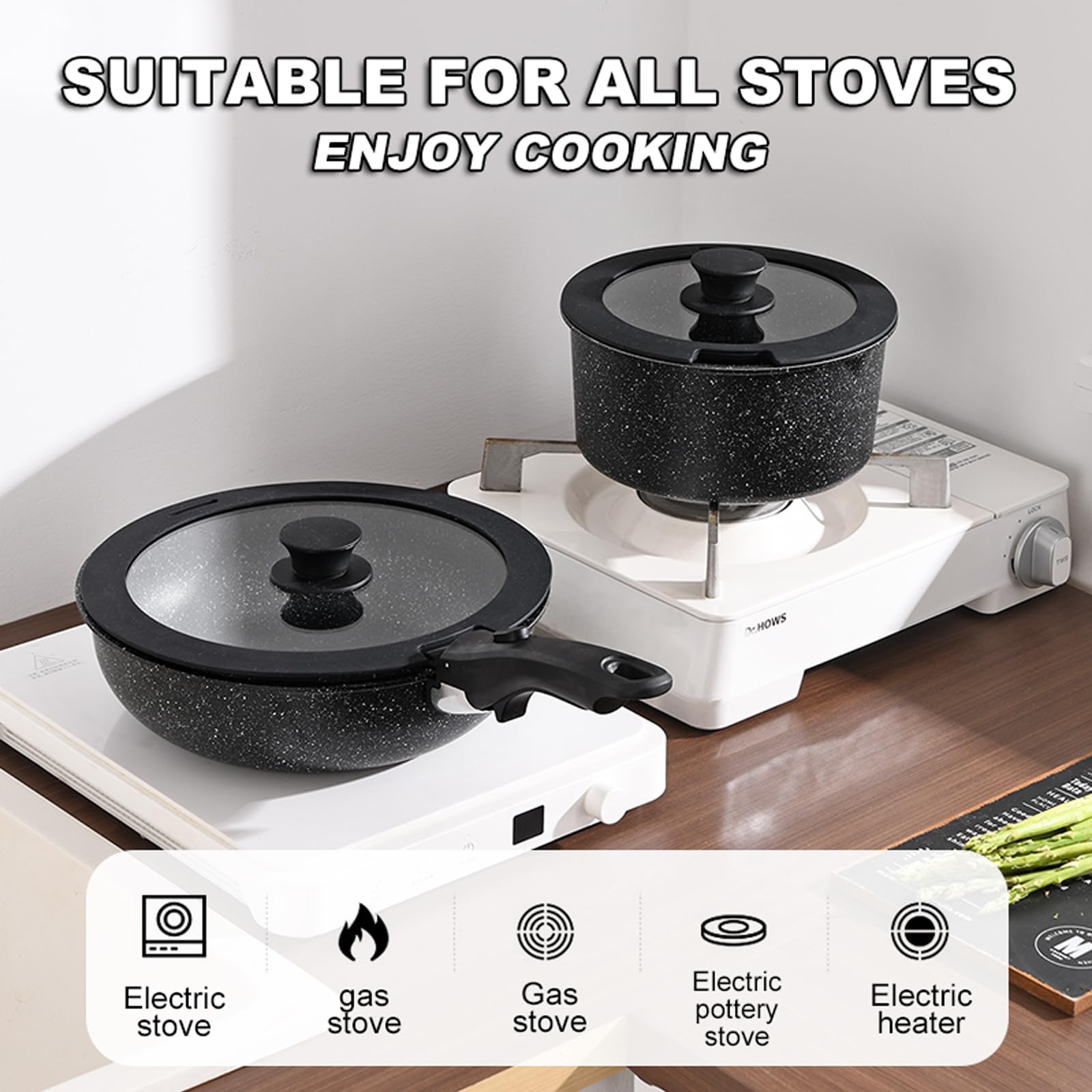 UMETRE induction-ready base delivers consistent performance on stoves