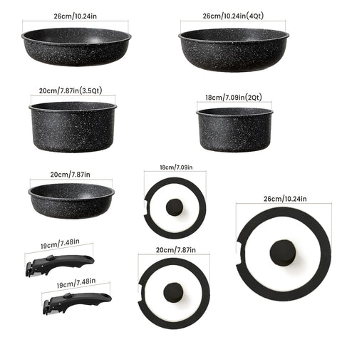 UMETRE nonstick, PFAS-free surface minimizes sticking for easy meals